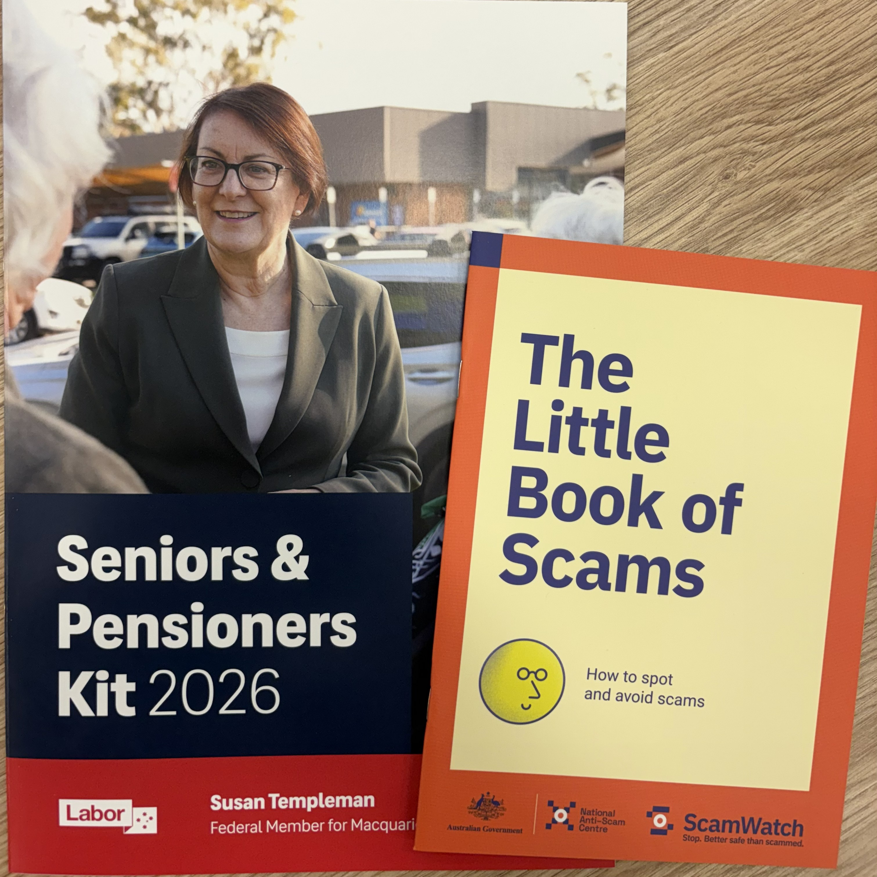 Scam booklet and Seniors & Pensioners Kit Main Image